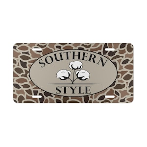 Vintage Old School Camo &quot;Southern Style&quot; Cotton Tag