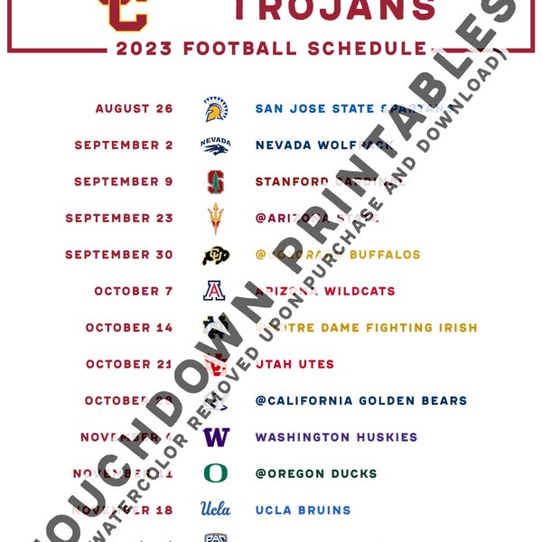 Usc Trojans Svg Etsy