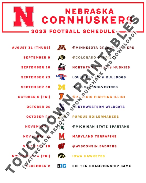 Husky Football Schedule 2024