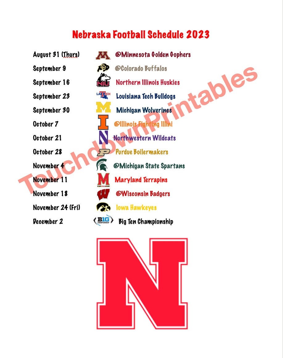 nebraska-football-2023-printable-schedule-football-schedule-etsy-denmark
