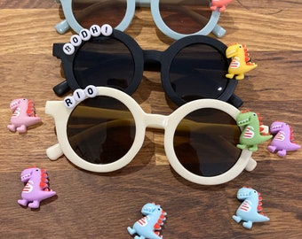 Personalised sunglasses dinosaur superhero kids