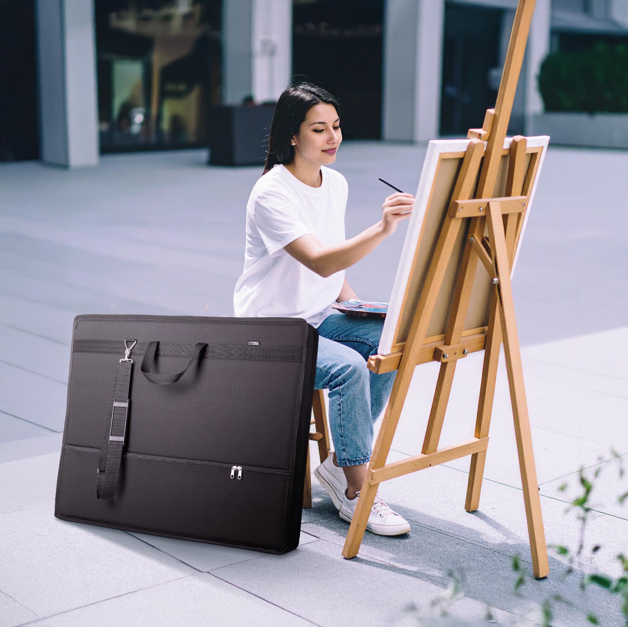 Art Portfolio Case A3 Artist Drawing Board Bag Wat... - Grandado