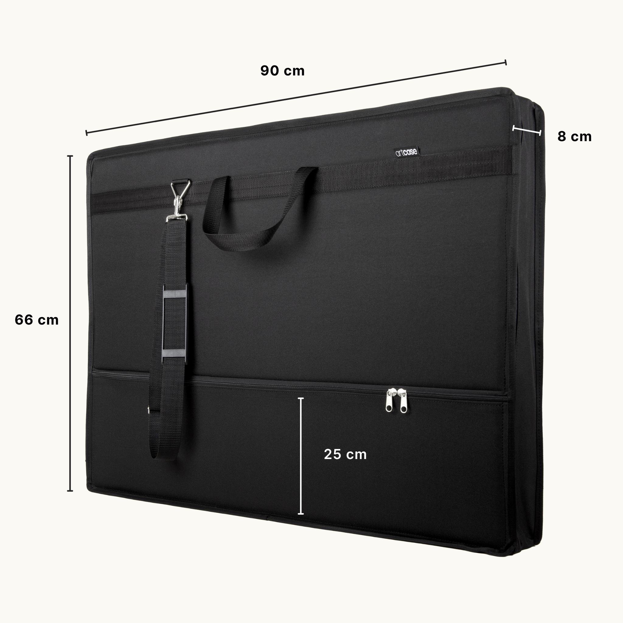Custodia Per Dipinti Cartella Porta Poster A4 - Portafoglio Protettivo Per Opere D'Arte 66x51cm Cartellina Per Disegni - Foto 6