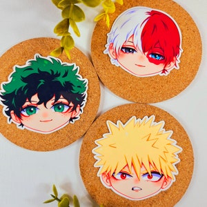 Hero School Stickers | Water Proof Stickers | Cute Stickers |  Fanart | Anime | Chibi | Manga | Anime Stickers