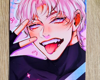 Sy & Ny Print | Photo Card | Anime | Art Print | Digital Art | Manga | Original Characters | Original Art | OCs | Twins
