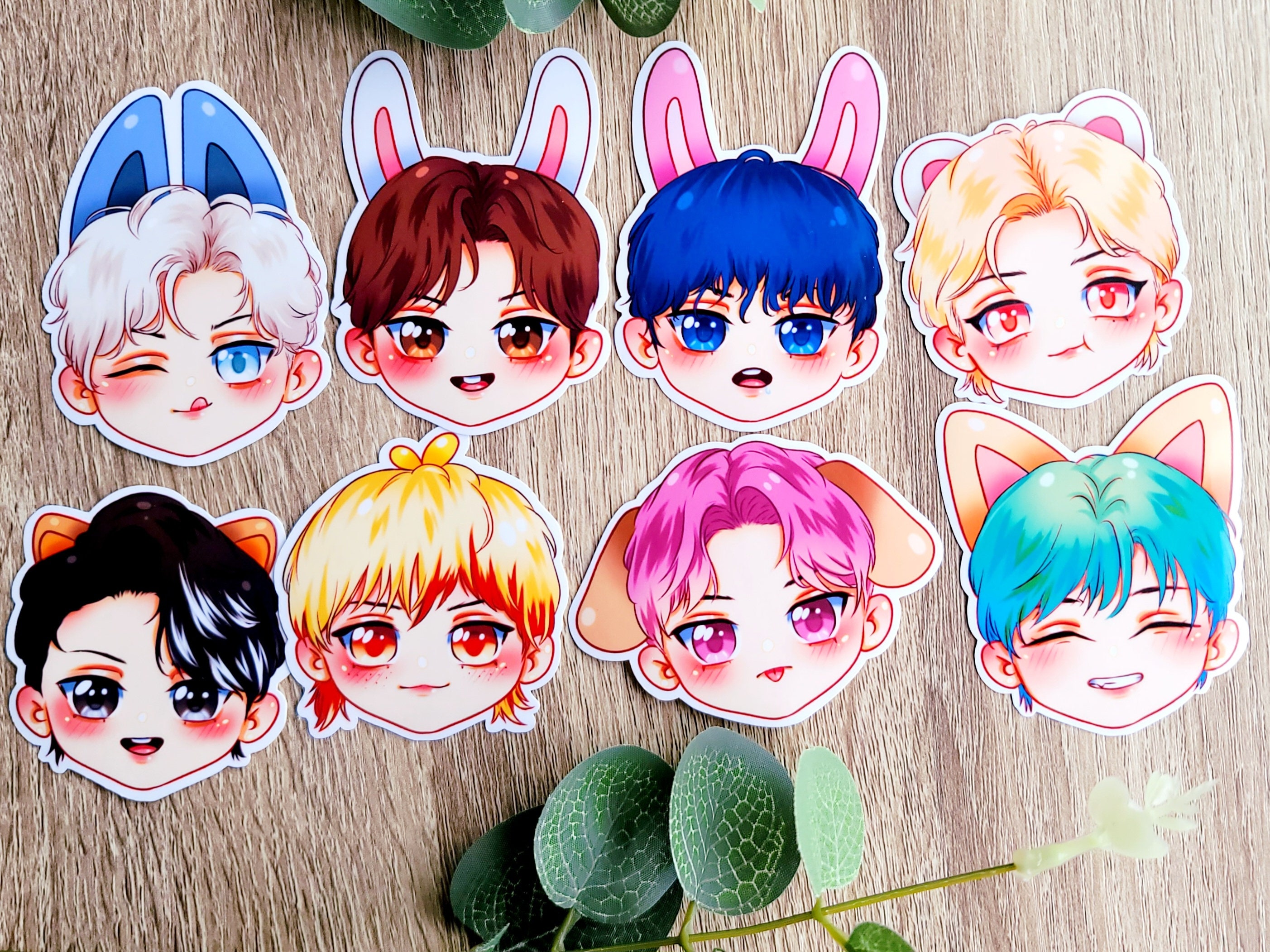 Stray Kids Chibi Stickers: Waterproof Kpop Vinyl Decals - Etsy
