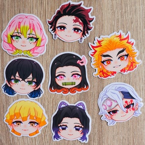 Demon Anime l Anime Stickers | Wasserdichte Aufkleber |  Fanart | Anime | Chibi | Manga