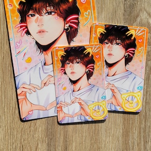 Impresión de fan art de Han Jisung de StrayKids / Tarjeta fotográfica / Kpop / Ídolo / Hannie / Impresión artística / Skz / Arte digital