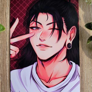 Sorcerer Anime Langes Haar Fanart Print | Fotokarte | Anime | Kunstdruck | Digitale Kunst | Manga