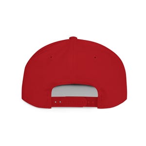 Canada Strong Embroidered Flat Bill Snapback Hat, White Acrylic Blend Carney Political Gag image 5