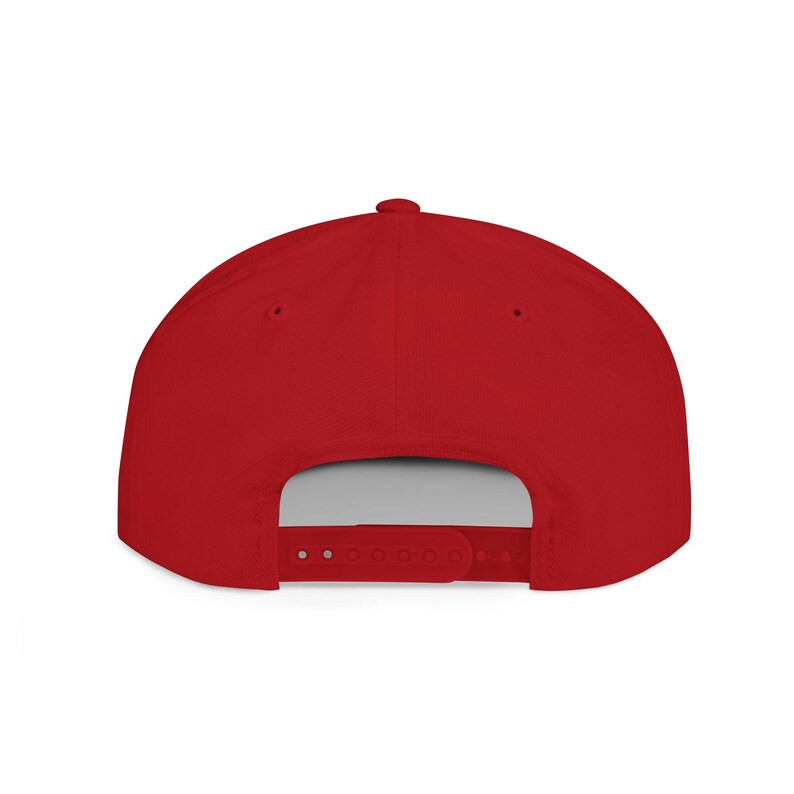 Canada Strong Embroidered Flat Bill Snapback Hat, White Acrylic Blend Carney Political Gag image 5