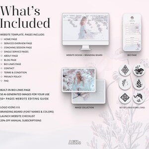 Squarespace Template designed for a clear, spiritual, white aesthetic — perfect for yoga, meditation, business coaching, self-care, wellbeing, and psychology therapy websites. Create a serene and professional online presence with this elegant, easy-to-use design.