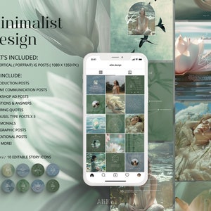 Life Coach: Explore nature-inspired, minimalist Canva templates for wellbeing and holistic coaching. Enhance your mental health and mentoring posts with serene designs perfect for social media.