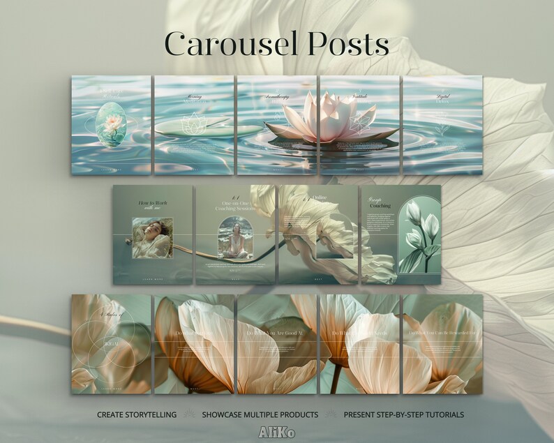 Life Coach: Explore nature-inspired, minimalist Canva templates for wellbeing and holistic coaching. Enhance your mental health and mentoring posts with serene designs perfect for social media.