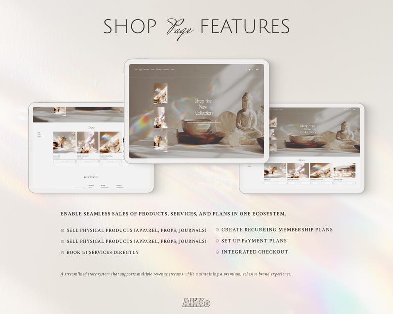 Squarespace Website Template Design for Wellness & Wellbeing Coach, Reiki Teachers – Spiritual Business – Minimalist Theme.
This minimalist Squarespace website template is created for wellness coaches, Reiki practitioners, spiritual teachers and holistic businesses who want a calm and professional online presence. The clean layout and soft, neutral aesthetic help you present your services, coaching sessions, retreats or healing practices in a clear and welcoming way.