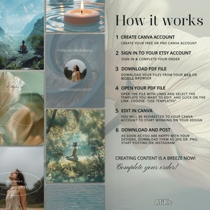 Life Coach: Explore nature-inspired, minimalist Canva templates for wellbeing and holistic coaching. Enhance your mental health and mentoring posts with serene designs perfect for social media.