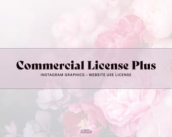 Extended License for Website Use, Website images, Site Design, License add-on, Usage rights, Aliko Design