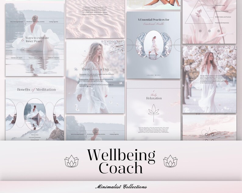 Squarespace Template designed for a clear, spiritual, white aesthetic — perfect for yoga, meditation, business coaching, self-care, wellbeing, and psychology therapy websites. Create a serene and professional online presence with this elegant, easy-to-use design.