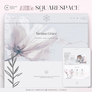 Squarespace Template designed for a clear, spiritual, white aesthetic — perfect for yoga, meditation, business coaching, self-care, wellbeing, and psychology therapy websites. Create a serene and professional online presence with this elegant, easy-to-use design.