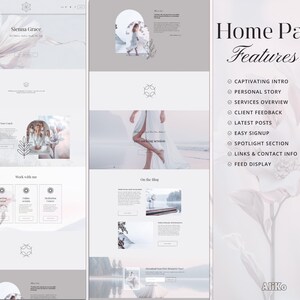 Squarespace Template designed for a clear, spiritual, white aesthetic — perfect for yoga, meditation, business coaching, self-care, wellbeing, and psychology therapy websites. Create a serene and professional online presence with this elegant, easy-to-use design.