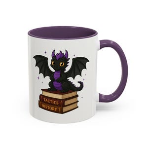 Cute Dragon Coffee Mug | Fantasy Drinkware for Dragon Lovers | Unique Gift for Gamers, Halloween, Book Lovers