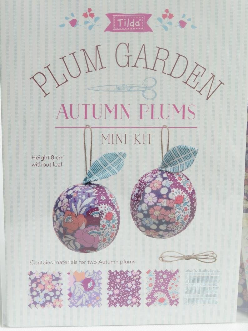 Tilda Plum Garden Autumn Bear Sewing Kit 20 Tall