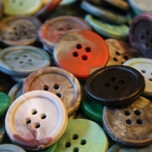1 inch Recycled Plastic Buttons 30 Count Utah Made
