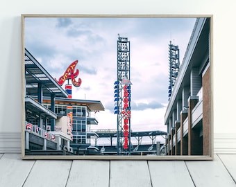 Atlanta Braves Stadion Foto: Truist Park Chop House Druck (digitaler Download)