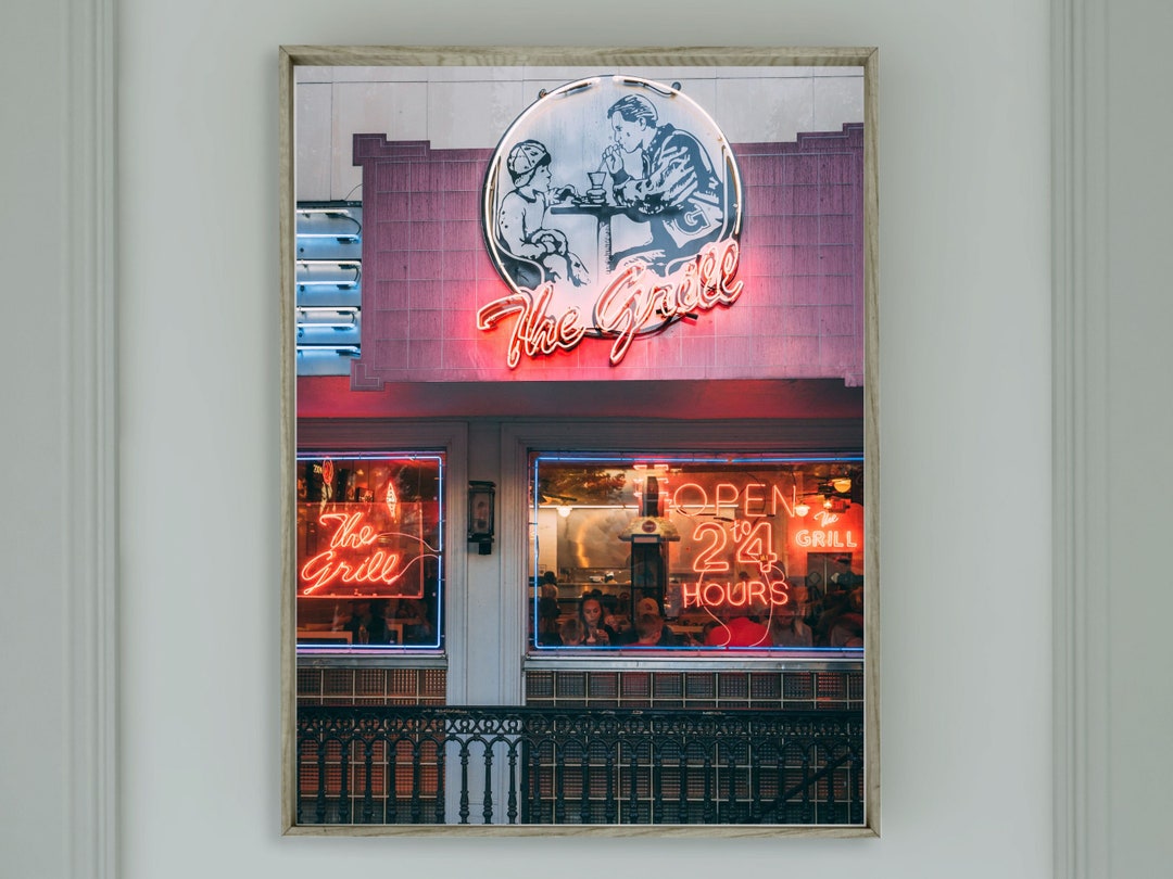 The Grill Athens Ga Photo Print Downtown Athens Diner the Etsy