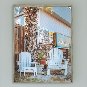 Grayton Beach Printable Wall Art 30A Wall of Art Home Decor Photography Print Live Well 30A Original Photography DIGITAL ART PRINT