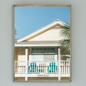Grayton Beach House Printable Wall Art 30A Home Decor 30A Beach House Photography Print Live Well 30A Original DIGITAL PRINT