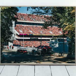Sanford Stadium Photo Télécharger Georgia Football Stadium Georgia Bulldogs Art Print University of Georgia Dorm Decor