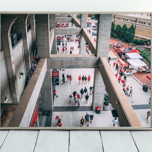 Sanford Stadion Fotodruck UGA Football Stadium Digital Art Download Georgia Bulldogs Athen Georgia Wohnheim Dekor Fotografie Druck