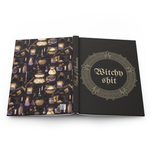 Kopie von Kopie von Buch der Schatten Geschenk für Wicca Samhain Journal Witchy für Hexe Geschenk Hundeliebhaber