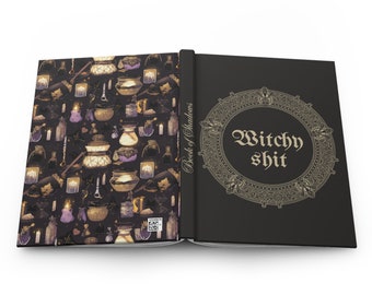 Copy of Copy of Book of shadows gift for wiccan  Samhain journal witchy for  witch present dog lover