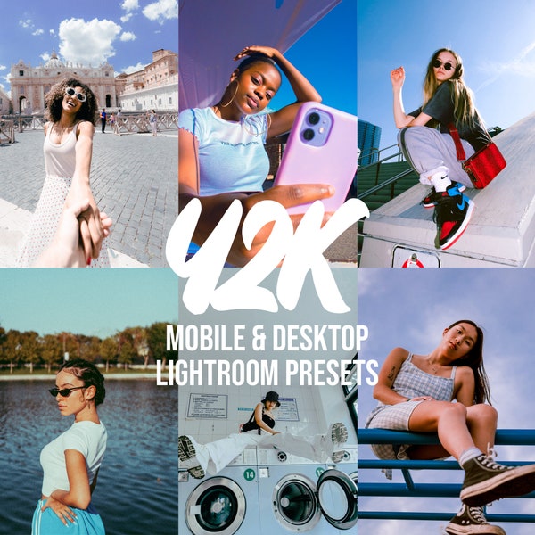 Lemon8 IG Y2k Lightroom Mobile & Desktop Presets | Gen Z Presets | 35mm Film Presets | Street Style Presets | Aesthetic Presets