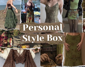 Personal Style Box | Custom Style Box | Thrift Bundle Clothing | Goblincore | Cottagecore | Fairycore | Soft Grunge | Mystery Style Bundle