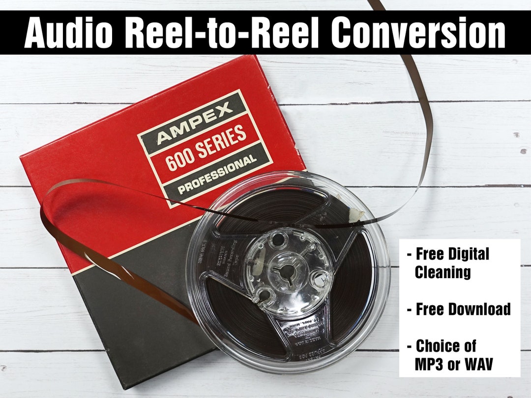 Audio Reeltoreel Tape Conversion Service to Digital MP3 or WAV