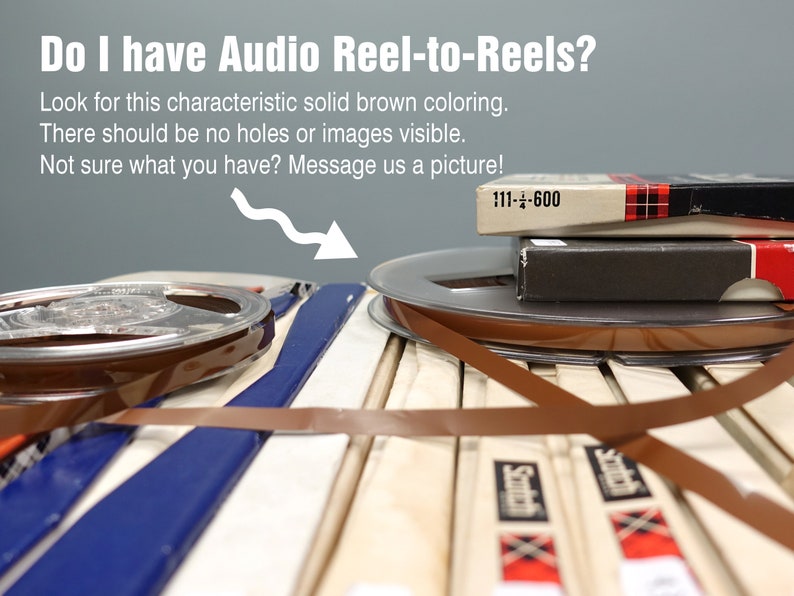 Audio Reeltoreel Tape Conversion Service to Digital MP3 or Etsy