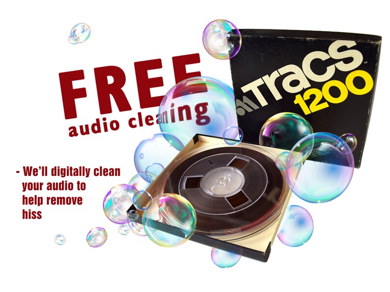 Audio Reeltoreel Tape Conversion Service to Digital MP3 or WAV Delivered via the Cloud