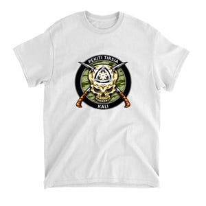 T-shirt Pekiti Tirsia Kali Warrior, uniek Martial Arts-T-shirt, ontwerp voor zwaardvechten, Filipijnse gevechtskleding, cadeau-idee voor karate