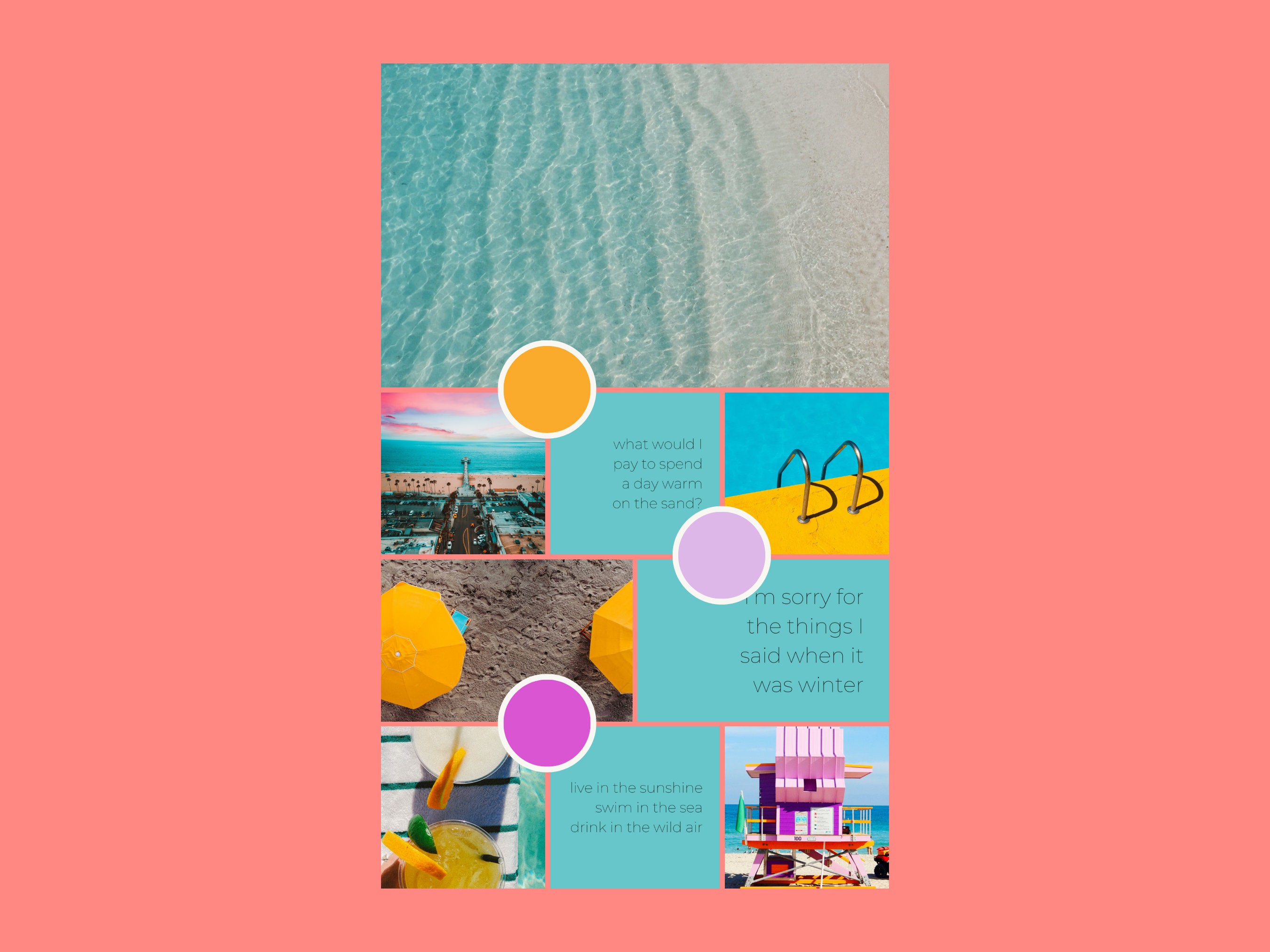 100 Summer Instagram Post + Story Template Bundle | Quote Template ...