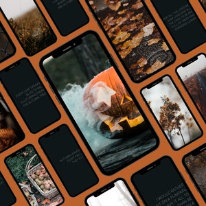 100 Autumn Instagram Post + Story Template Bundle | Quote Template ...