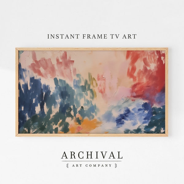 FRAME TV Matisse Inspired Art |  Expressive Home Decor Colorful Modern Wall Art Abstract Painting | Samsung Frame TV Digital Download