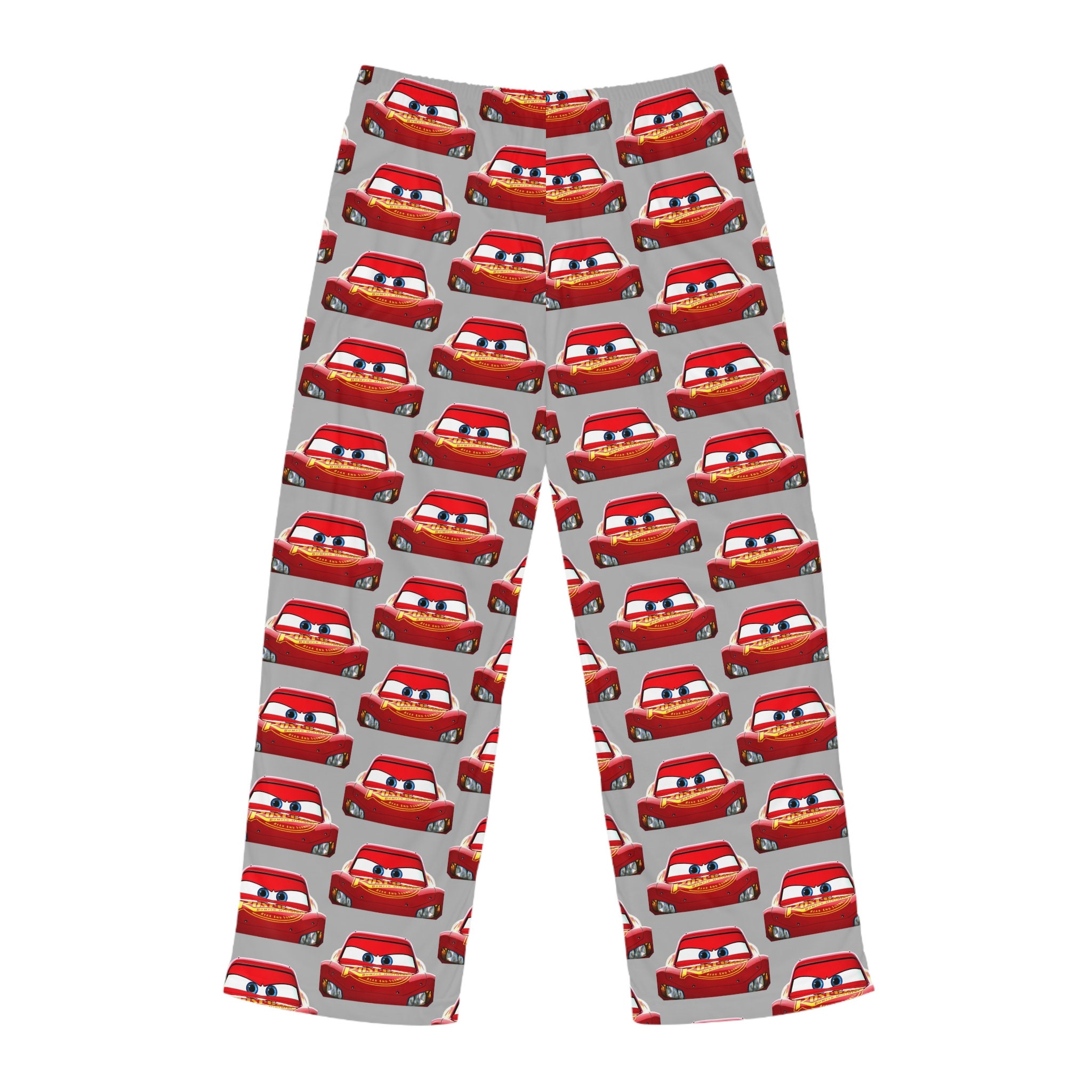 Men s Cars Lightning Mcqueen Pajama Pants Etsy