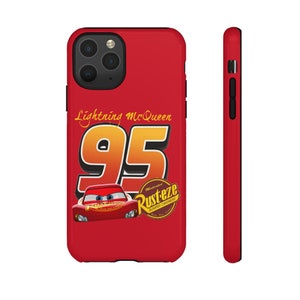 DeinDesign Handyhülle Lightning Mcqueen 95 Offizielles Lizenzprodukt Cars,  Apple iPhone 14 Pro Max Hülle Handy Flip Case Wallet Cover