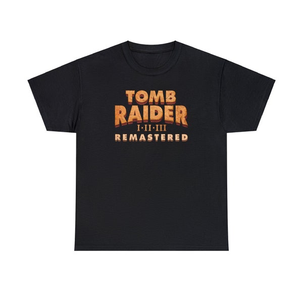 Lara Croft Tomb Raider Remastered LOGO I-II-III T-shirt