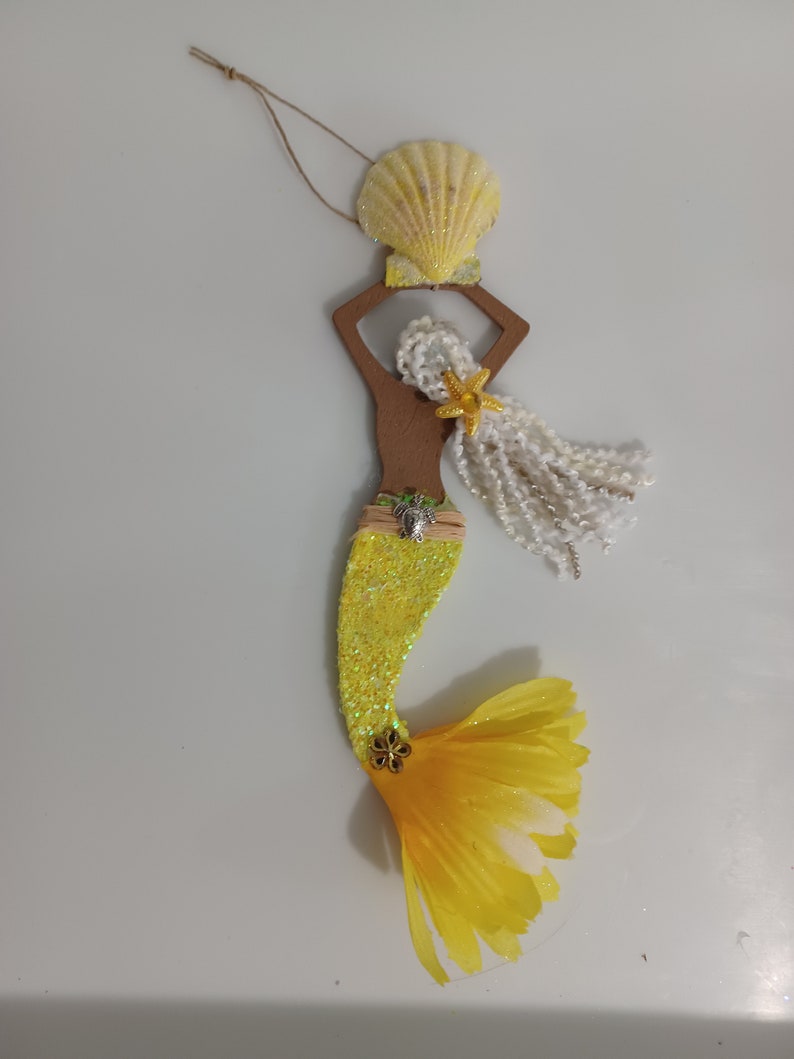 Mermaid, Beach Ornament, Nautical Decor, Gifts, Sea, Ocean Decor