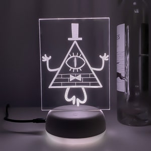 Gravity Falls Light Decor Cipher Light | Light Nightlight Poster Neon Decor Art Canvas 3D Light Artwork Class Gift for Home