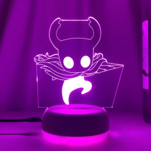 Hollow Knight Light  Decor | Light Nightlight Poster Neon Decor Art Canvas 3D Light Artwork Class Gift for Home